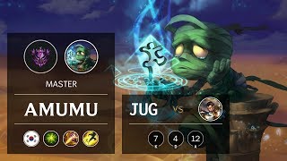 Amumu Jungle vs Xin Zhao - KR Master Patch 9.12