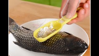 Посылка AliExpress . Скребок для чистки рыбы.
