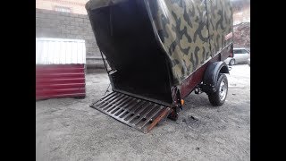 Доработка прицепа для снегохода. как заработать 2500 за 2 часа.