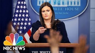 White House Press Briefing - October 27, 2017 | NBC News