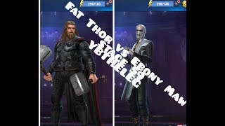 T3 Thor End Game uniform Vs Ebony Maw Stage 59 - Marvel Future Fight