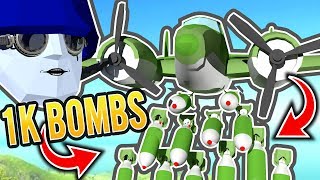 1000 BOMBS RAVENFIELD NEW VENTURA BOMBER AIRPLANE | Ravenfield Aircraft Update Early Access Gameplay