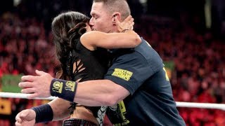 WWE RAW 11/19/2012 Highlights/Results John Cena And AJ Lee Kiss