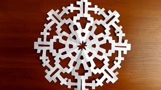 красивые бумажные снежинки своими руками схемы