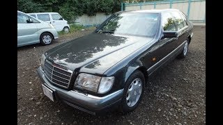 Новый КАБАН! Капсула Времени Mercedes W140 1995 года S 320! С пробегом 5 923 KM!