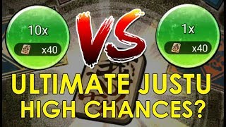 [NxB] 10x vs 1x TICKET SUMMON USING 40 TICKETS | PULL EXPERIMENT NARUTO X BORUTO NINJA VOLTAGE