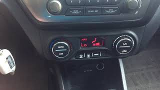 Отключение кондиционера на лобовое стекло, Kia Rio / Hyundai Solaris