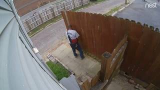 Stranger Pees PT.4(Nest Cam catches guy pissing Columbus, Ohio