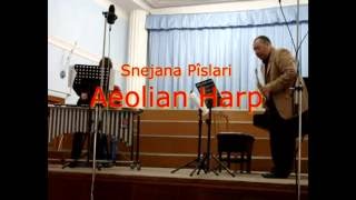 Snejana Pislari. Aeolian harp for vibraphone and soprano-saxophone.