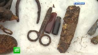 Эксгумация захоронения полевого госпиталя