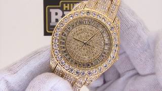 Gold Bling Bling Watch