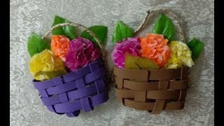 DIY Home Decor - Recycling Ideas - Easter Crafts - Making a Basket + Tutorial !