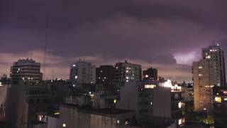Timelapse Tormenta Eléctrica en Buenos Aires | 1080p HD