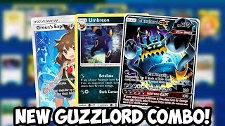 New Guzzlord GX Combo! Green’s Exploration! Guzzlord/Umbreon Deck PTCGO
