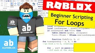 ? How To Script On Roblox For Beginners - For Loops - Episode 8 - #ROBLOX