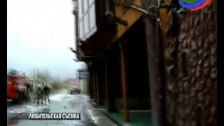 В Дагестане сгорел ресторанно-гостиничный комплекс «Пещера»