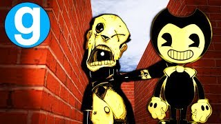 Brand New Bendy and The Ink Machine NPCS Maze Run! (Gmod BATIM Sandbox Funny Moments)(Garry's Mod)