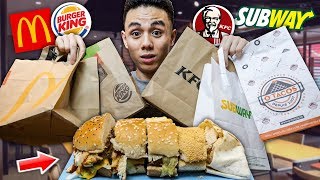 MÉLANGER TOUS LES FAST FOOD !! ??