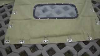 Plandeka do GAZ 69 i GAZ 69A TARPAULIN GAZ 69 Plachta GAZ 69 Plachty GAZ 69 2 [ TARMOT 4x4 ]