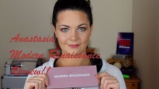Anastasia Modern Renaissance review & swatches!