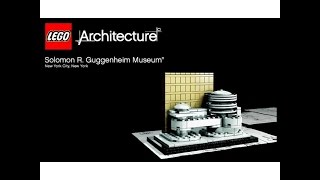 LEGO Architecture 21004 Музей Соломона Р. Гуггенхайма. Инструкция по сборке
