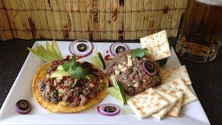 CARNE TARTARA (APACHE)  RECETA DELICIOSA!