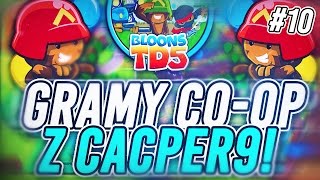Bloons TD5 Po Polsku #10 GRAMY CO-OP Z CACPER9! Stawiamy SUN GODA! Ogromny przyrost złota!