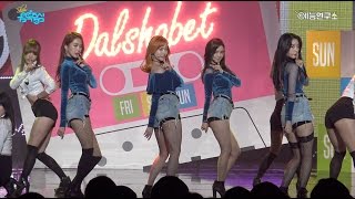 [예능연구소] 달샤벳 금토일 @쇼!음악중심_20161022 FRI.SAT.SUN Dalshabet in 4K