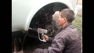 Нива #Урбан#, установка подкрылок в сырую погоду
