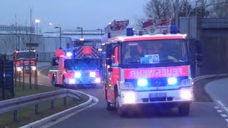 Feuermeldung Haus Im Park - Einsatzfahrten Berufsfeuerwehr Düsseldorf