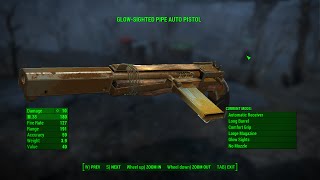 Fallout 4 Weapons - Glow Sighted Pipe Auto Pistol [Custom]