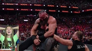 WWE Raw 8/20/18 The Shield Reunite to take on BRAUN