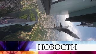 На вековой юбилей липецкой военной авиации слетелись все пилотажные группы ВКС.