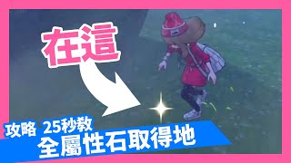 NS【寶可夢劍盾】全屬性石取得|#寶可夢#ポケットモンスター#Pokémon#伽勒爾地區#極巨化#覺醒之石#光之石#暗之石#雷之石#火之石#水之石#葉之石