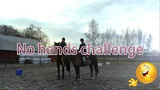No hands challenge - på hästryggen
