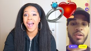 HE ACTUALLY ASKED ME TO BE HIS WIFE! | MONKEY APP REACTION