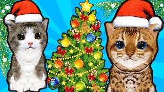 Симулятор маленького КОТЕНКА Новогодние приключения веселый летсплей в мульт игре Cat Simulator