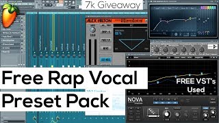 Free Rap Vocal Presets for FL Studio (7k Gold Preset Pack)