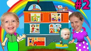 ВИДЕО ДЛЯ ДЕТЕЙ Семейная игра как мультик Pepi House часть #2 развлекательная игра про семью