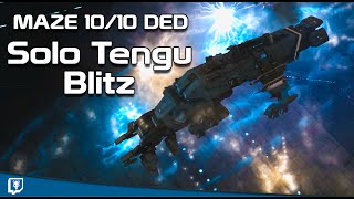 Eve Online: Maze - 10/10 DED - Cheap Solo Tengu Blitz (Outdated)