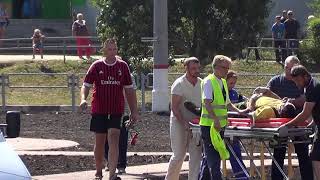 Трагедия при строительстве триумфальной арки в Новокуйбышевске 16 августа 2017