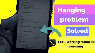 Redmi phone hanging problem solved | Redmi phone pubg gaming problem solved