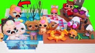 LOL Surprise! Doll House and Pool Party Giant Under Wraps Unbox