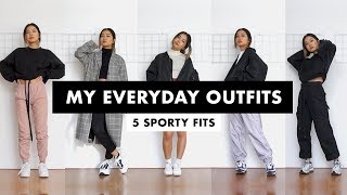 My Everyday Outfits | 5 Sporty Fits (pt. 2)