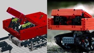 LEGO Technic Suspended Tank Red Surprise Box Building Instructions
