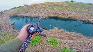 Fishing Mini Creeks in Urban Dallas (Fishing With Subscribers)