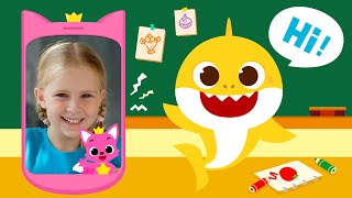 [App Trailer] ピンキッツとちびザメの電話遊び