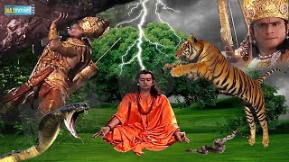 दखिये प्रलाद पुत्र विलोचन ने कैसे तूफ़ान से भरे जंगल में एक ऋषि पुत्र की जान बचाई - विष्णुपुराण कथा