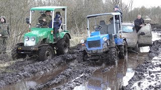 Самодельные трактора 4x4 против внедорожников!!! Такого оффроуда вы еще не видели!!!