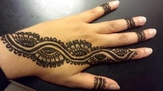 Arabic Henna Strip - Simple Pretty Henna Design
